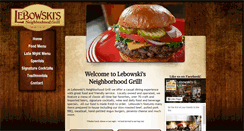 Desktop Screenshot of lebowskisgrill.com